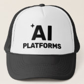 AI Platforms™ Trucker Hoed Pet (Voorkant)