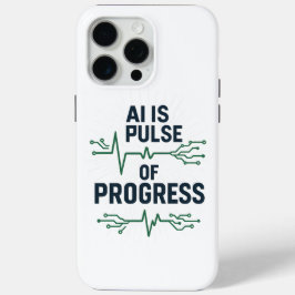 AI-pols van vooruitgang iPhone-hoesje | Tech-evolu iPhone 15 Pro Max Hoesje