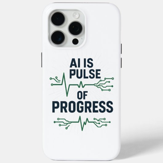 AI-pols van vooruitgang iPhone-hoesje | Tech-evolu Case-Mate iPhone Case (Achterkant)