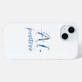 AI-positieve tekstillustratie Case-Mate iPhone Case (Achterkant (horizontaal))