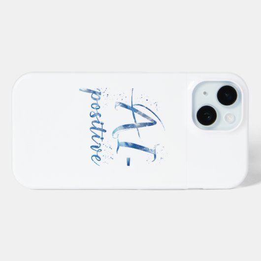 AI-positieve tekstillustratie Case-Mate iPhone Case (Achterkant (horizontaal))