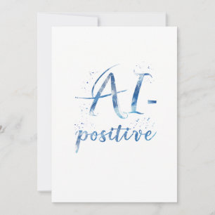 AI-positieve tekstillustratie Kaart