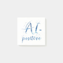 AI-positieve tekstillustratie Post-it® Notes