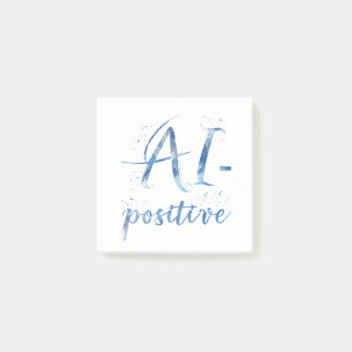 AI-positieve tekstillustratie Post-it® Notes