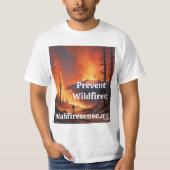 AI Prevent Wildfires T-shirt (Voorkant)