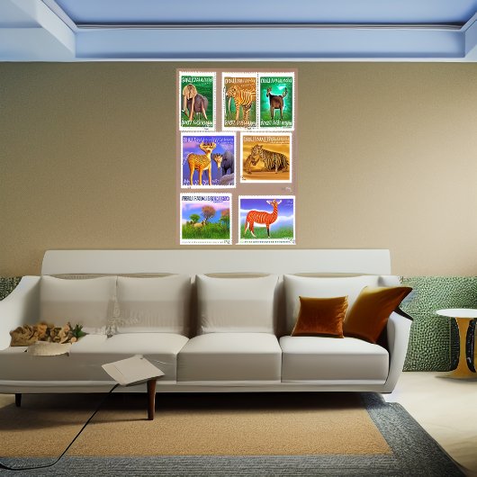 AI probeert stempels te maken | AI Art Poster