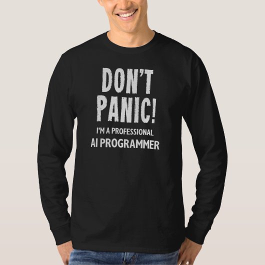 AI-programmeur T-shirt (Voorkant)
