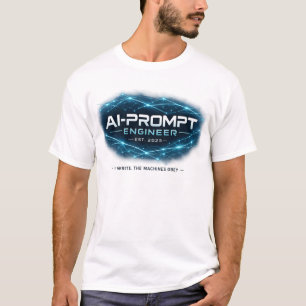 AI-Prompt Engineer Geschat 2023 Grappige Tech Job  T-shirt
