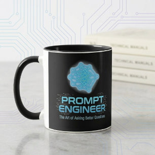 AI Prompt Engineer koffiemok – Grappige Tech Mok