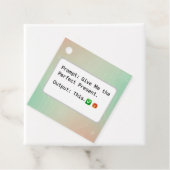 AI-prompt Grappige Kerstcadeautag – “Output: Dit Bedankjes Labels (In situ)