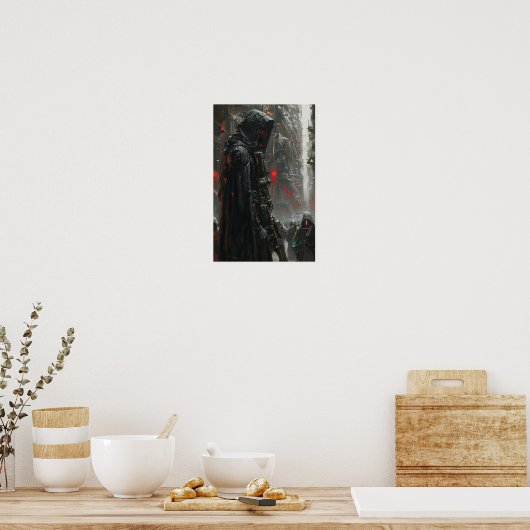 AI Quintessential Warhammer 40k Nadruk 4000 Post Poster (Keuken)