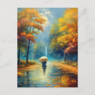 AI Rainy Day Briefkaart