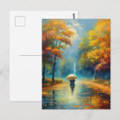 AI Rainy Day Briefkaart (Voorkant / Achterkant)