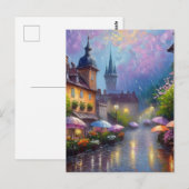 AI Rainy Day Briefkaart (Voorkant / Achterkant)