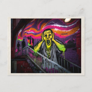 AI Remix Fijne Kunst Graffiti Stedelijke Straatkun Briefkaart