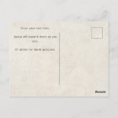 AI Remix Kunstwerk Abstract Paar Briefkaart (Achterkant)