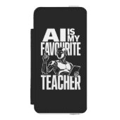 AI-revolutie – De toekomst van leren Incipio iPhone Portemonnee Hoesje (Voorkant Agenda)