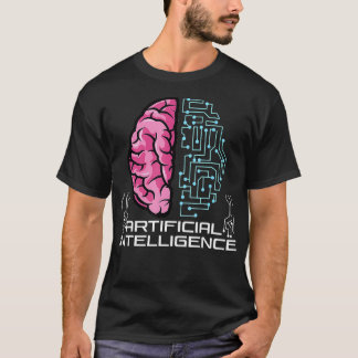 AI-robot met kunstmatige intelligentie T-shirt