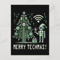 AI-robot met Tech Christmas Tree - Vrolijke Techma