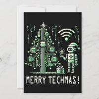 AI-robot met Tech Christmas Tree - Vrolijke Techma