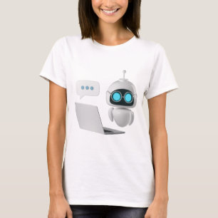 AI Robot T-shirt – Futuristisch Tech Design T-shir