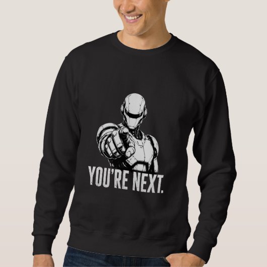 AI Robot T-Shirt | Kunstmatige Intelligentie  (Voorkant)