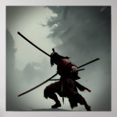AI Samurai Battle #01 Poster (Voorkant)
