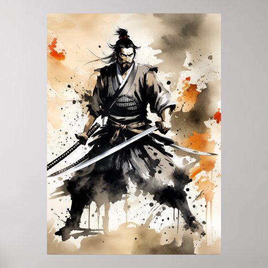 AI Samurai Poster (Voorkant)