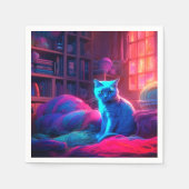 AI Schattigee kat Servet (Voorkant)