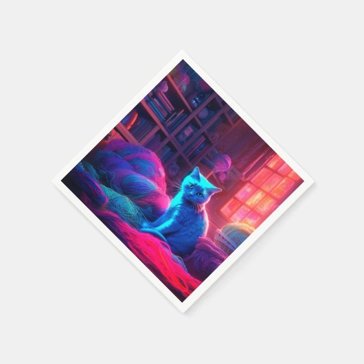 AI Schattigee kat Servet (Hoek)