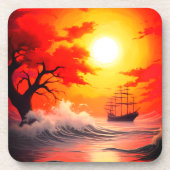 AI-schip Bier Onderzetter (Voorkant)