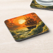 AI-schip Bier Onderzetter (Linkerzijde)