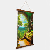 AI Slaapkamer Hangend Wandkleed (Gebogen)