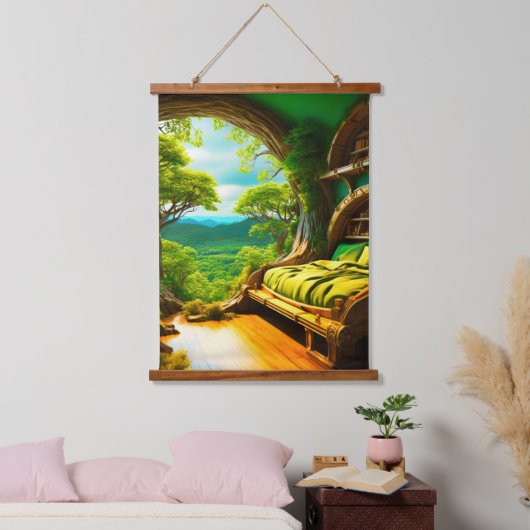 AI Slaapkamer Hangend Wandkleed (Slaapkamer)