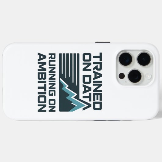 AI Slogan Design – getraind op data Case-Mate iPhone Case (Achterkant (horizontaal))