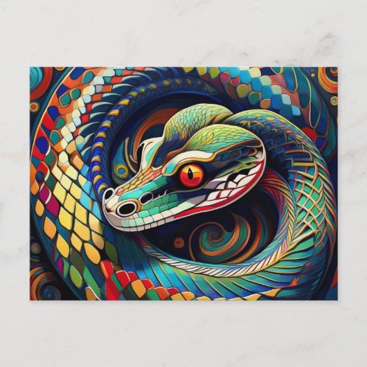 AI Snake Briefkaart (Voorkant)