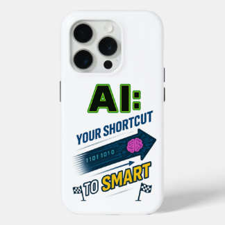 AI-snelkoppeling naar slimme grappige kunstmatige  iPhone 15 Pro Case