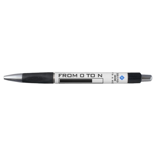 AI Startup Tech Company Logo Custom Marketing Pen (Voorkant)