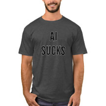 AI Sucks – T-shirt voor statement