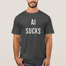 AI Sucks – T-shirt voor statement