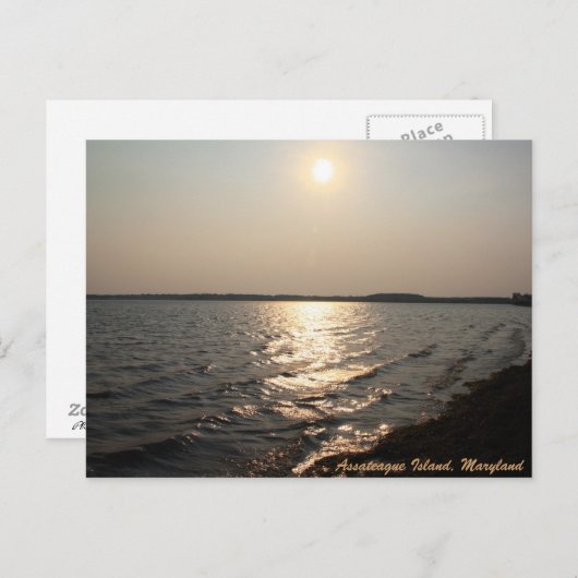 AI Sunset Briefkaart (Voorkant / Achterkant)