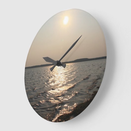 AI Sunset Clock Grote Klok (Hoek)