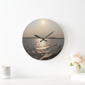 AI Sunset Clock Grote Klok (Huis)