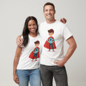 AI Superheld Jonge Jongen T-shirt (Unisex)
