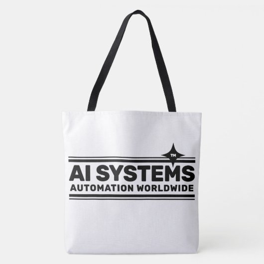AI Systems™ Boodschappentas Tote Bag (Voorkant)
