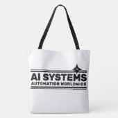 AI Systems™ Boodschappentas Tote Bag (Achterkant)