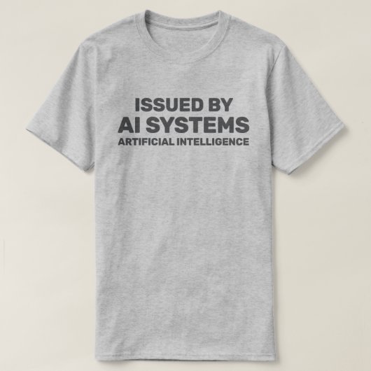 AI Systems™ T-shirt (Design voorkant)