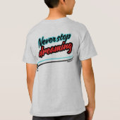 AI T-shirt futuristisch tech robot ontwerp (Achterkant)