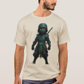 AI T-shirt futuristisch tech robot ontwerp (Voorkant)