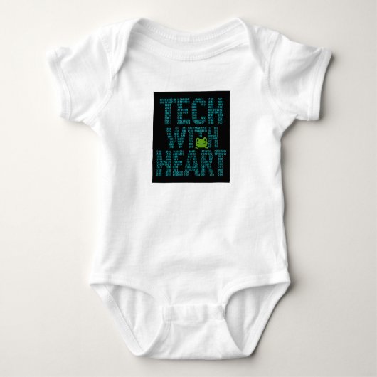 AI: Tech met Hart Kikker  Romper (Voorkant)
